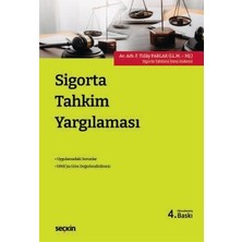 Seçkin Sigorta Tahkim Yargılaması Av. Arb. Fatma Tülay Parlak 4. Baskı, Nisan 2026