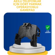 Zero Land Gld-Spt- Gerçekçi Oyun Deneyimi Sunan Dört Parmak Mobil Gamepad