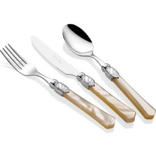 Rivadossi Sandro Vittoria Chrome Kemik 75 Parça Çatal Bıçak Seti