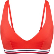 Tommy Hilfiger Kadın Yuvarlak Yakalı Bralet Bikini Üstü UW0UW06351