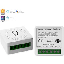 bilteknik Homekit Uyumlu 1ch Wifi Tekli Akıllı Anahtar Siri Uyumlu Akıllı Röle