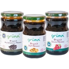 Grunn Organik Pekmez Tanışma Seti (Üzüm Pekmezi + Dut Pekmezi + Keçiboynuzu Pekmezi) 3 * 850 gr
