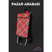PremiumPort Renkli Işıklı Pazar Arabası, Şık ve Kullanışlı Çocuk Arabası