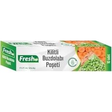 Emdeco Kullan At Market Fresh-Up Kilitli Buzdolabı Poşeti 19X25CM 10'lu