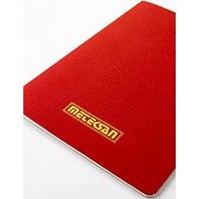 Emdeco Notes 17X24 cm Karton Kapaklı Iplik Dikişli Defter, 32 Yaprak, Düz, Kırmızı