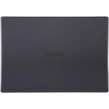 Uray Home Matebook x Pro Kılıf 13.9 Inç (2019-2020-2021 Yılı) ile Uyumlu Kılıf Parlak Kristal Koruyucu Siyah