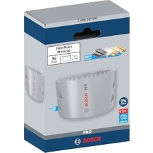 Uray Home 1 x Pro Multi Malzeme Delik Testeresi (Yumuşak Ahşap, Alçıpan Duvar Için, Ø 95 Mm, Profesyonel Aksesuar Matkap/tornavida)