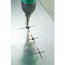 Uray Home Professional Hss-Tin Kademeli Matkap Ucu, 3 Yüzeyli Şaftlı (Ø 4-12 Mm, 9 Kademeli)