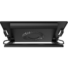 Uray Home INC-341FXT Ergonomıc USB Sılent Notebook Stand Cooler Black, 15,6" Uyumlu,çift USB Giriş, Ayarlanabilir Fan Hızı, 1200 Rpm Güçlü Fazn Hızı,düşük Gürültü Seviyesi