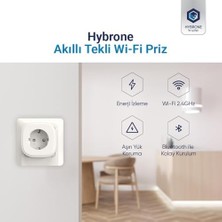 Uray Home Akım Korumalı Wi-Fi Akıllı Priz, Enerji Izleme, Çocuk Kilidi, 16 Amper, Uygulama ile Uzaktan Kontrol