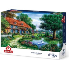 Uray Home Kuğulu Bahçe 1500 Parça Puzzle
