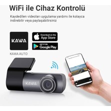 Uray Home D5 2k 1296P Wdr Wifi 135° Geniş Açı Lens Araç Kamerası