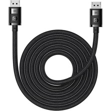 Uray Home Definition Serisi Dp 8k To Dp 8k Adaptör Kablo, 3m, Cluster Siyah