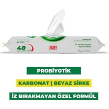 Emdeco Çok Amaçlı Mop Uyumlu Yer Temizlik Havlusu 50 Yaprak | Limon Yağlı | Beyaz Sirke Karbonat | 48 Saat Temizlik Etkili | Iz Bırakmayan Formül