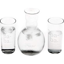 Uray Home Baba Tanımı Tasarımlı Ahşap Kutulu Rakı Seti