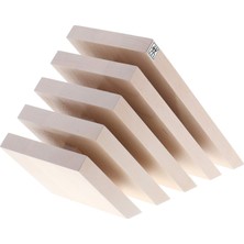 Uray Home Italyan Bıçak Bloğu, 10" x 10" x 16", Beyaz Renkli Kayın Ağacı