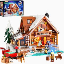 Lumibricks Aurora Kabin LED Kuzey Işıkları Projeksiyonlu Yapım Seti 2425 Parça