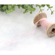 Emdeco Organze Kurdele, 20 Metre Açık Pembe