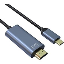 Uray Home Dm CHB024 Type-C To Erkek HDMI 4K 30Hz Dönüştürücü Kablo 1.8 Metre