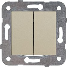 Uray Home Bronz Komütatör Mekanizma+Düğme Kapak Çabuk Bağlanti Çocuk Koruma