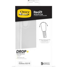 Uray Home React Necklace Kılıf Galaxy S23 Fe Için, Ultra Ince, Koruyucu Kılıf, Ayarlanabilir ve Çıkarılabilir Cep Telefonu Zincirli, Askeri Standartlara Göre Test Edilmiştir, Şeffaf