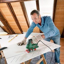 Uray Home Elektrikli Dekupaj Testeresi Pst 900 Pel (620 Watt,1 Adet Dekupaj Testere ve Cut Control Koruması Dahildir, Taşıma Çantasında)