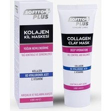 Uray Home Softto Plus Kolajen Yağ Kontrol ve Dengeleyici Kil Maskesi 100 ml