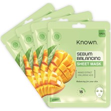 Uray Home Known Sebum Dengeleyici Yüz Maskesi 4 Adet