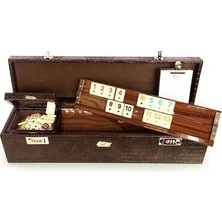 Uray Home Star Okey Takımı Deri Kilitli Kutu