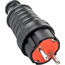 Emdeco Fetih F-201K Topraklı Erkek Fiş 1 Sınıf ve Kaliteli Orjinal Ürün Siyah 1410