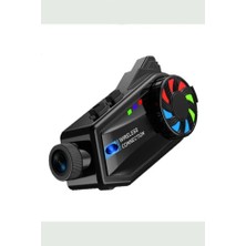 Gunkes Akıllı Kask Kulaklığı ve 1080P Geniş Açılı Kamera | Bluetooth 5.4, 3000MAH Batarya