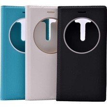 Uray Home Asus Zenfone 3 ZE552KL Kılıf Kapaklı Iç Kısım Silikonpencereli Koruma Kap