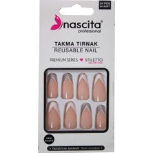 Uray Home Stiletto French Tırnak - 201