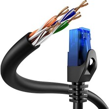 Uray Home – Ethernet Kablosu, Ağ Kablosu, Lan – 15M – 0,25-30M Arasında Mevcuttur (10GBPS, Gigabit Ağlar Için Fiber Hızı, ile Switch/router/modem, Siyah/mavi)