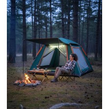 lstri Kamp ve Deprem Çadırı 4 Kişilik Tenteli Otomatik 215X215X145