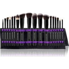 Uray Home Shany Artisan's Easel – Elite Cosmetics Fırça Koleksiyonu, Komple Kabuki Makyaj Fırçası Seti, Ayaklı Dönüştürülebilir Fırça Tutuculu, 18 Parça