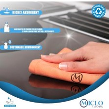 Uray Home Cleanıng | Mikrofiber Temizlik Bezi | Sihirli Bez, Cam Bezi Ayna Bezi | 4lü Paket | Zümrüt Serisi