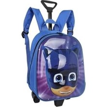 Uray Home Mn Pj Mask2 Tekerlekli Kreş Çocuk Sırt Çantası