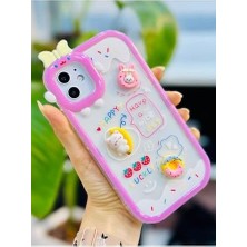 Uray Home 11 ile Uyumlu 3D Oyuncak Tasarımlı Yumuşak Silikon Kılıf