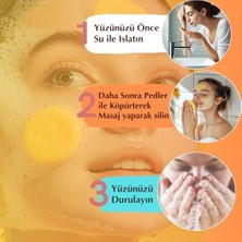 Uray Home Kojik Asit ve Zerdeçal (Turmeric) Derinlemesine Yüz Temizleme Pedleri Eksfoliation Leke Karşıtı Aydınlatıcı Ekstra C Vitamini Aloe Vera Çay Ağacı
