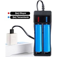 Uray Home Pil Şarj Aleti (Iki Yuvalı) - Lityum Pil Şarj CIHAZI/GT-BC02
