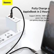 Uray Home Tungsten Hızlı Şarj Kablosu Type-C To Type-C 100W, 1m, Siyah