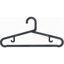 Uray Home Ince Plastik Kıyafet Askısı – Dayanıklı Hafif Esnek, T-Shirt, Gömlek, Ceket, Pantolon ve Elbise Için Slim Askı (Standart, Adet, 10)