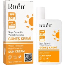 Uray Home Roen Spf 50+ Suya Dayanıklı Güneş Kremi, Uva/uvb Koruma, Nemlendirici Etkili, 50ML