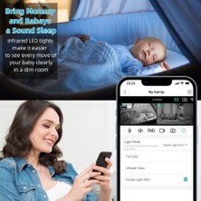 Uray Home Akıllı Kamera, 4mp, Hareket Tespit ve Takibi, 360°, Gece Görüşü Çift Yönlü Sesli Iletişim, Bulut/yerel Depolama, Bebek Ağlaması Tespiti, Iç Mekan Wi-Fi Güvenlik Kamerası, Beyaz