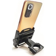 Uray Home Motor Motosiklet ve Bisiklet Telefon Gidon Tutucu Tamamı Alüminyum Metal Kasa