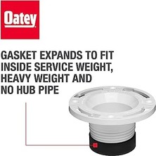 Uray Home Oatey 3 Inç Abs Twist-N-Set Dolap Flanşı