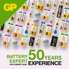 Uray Home Gp Batteries GP476A Süper Alkalin 476A/PX28A/A544/4LR44 Boy Pil, 6 Volt, Tekli Kart