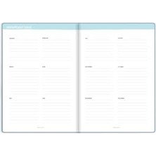 Uray Home 15X21 Süresiz Planlayıcı Ajanda Defter Pembe