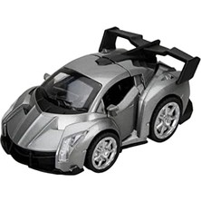 Uray Home Maxx Wheels Sesli ve Işıklı Model Arabalar 11,5 Cm. - Kiremit Rengi